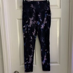 Stylish Women's Leggings - Black and Purple